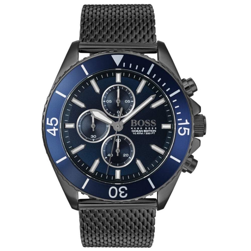 Hugo Boss Men's Watch Chronograph Ocean Edition Blue - HB1513702
